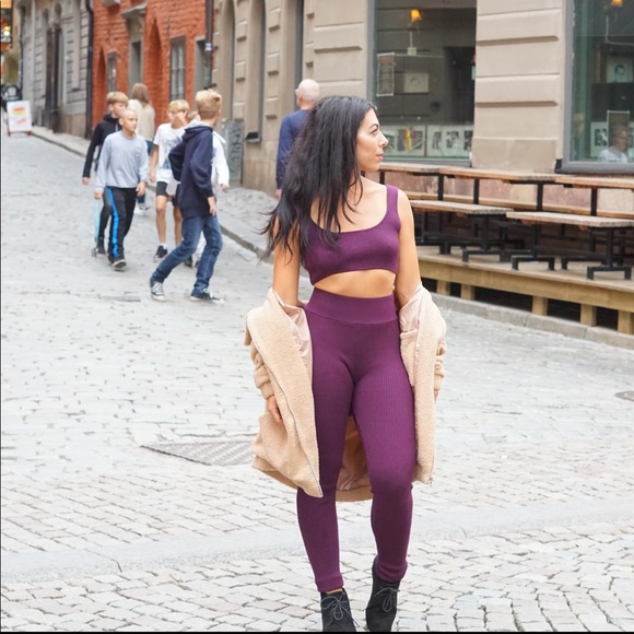 White Fox Boutique Knit Top Knit Leggings Set - Picture 4 of 8